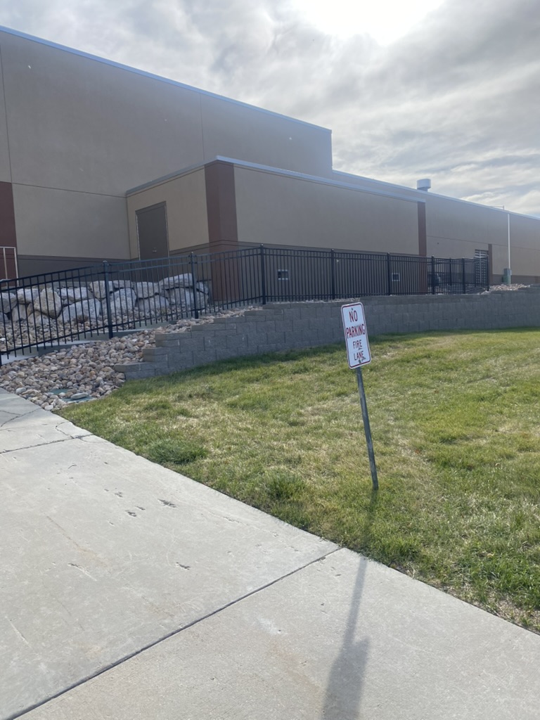 Commercial Hardscape completed project