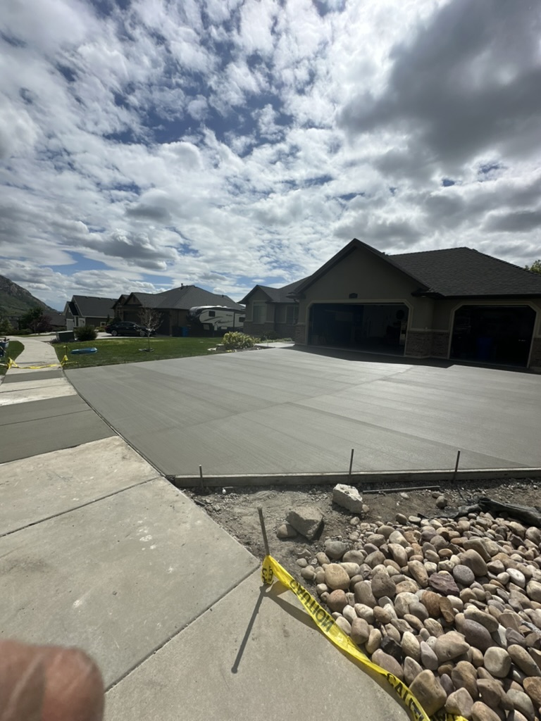 Concrete & Hardscape Contractor in Cache Junction, Utah concrete and hardscape project