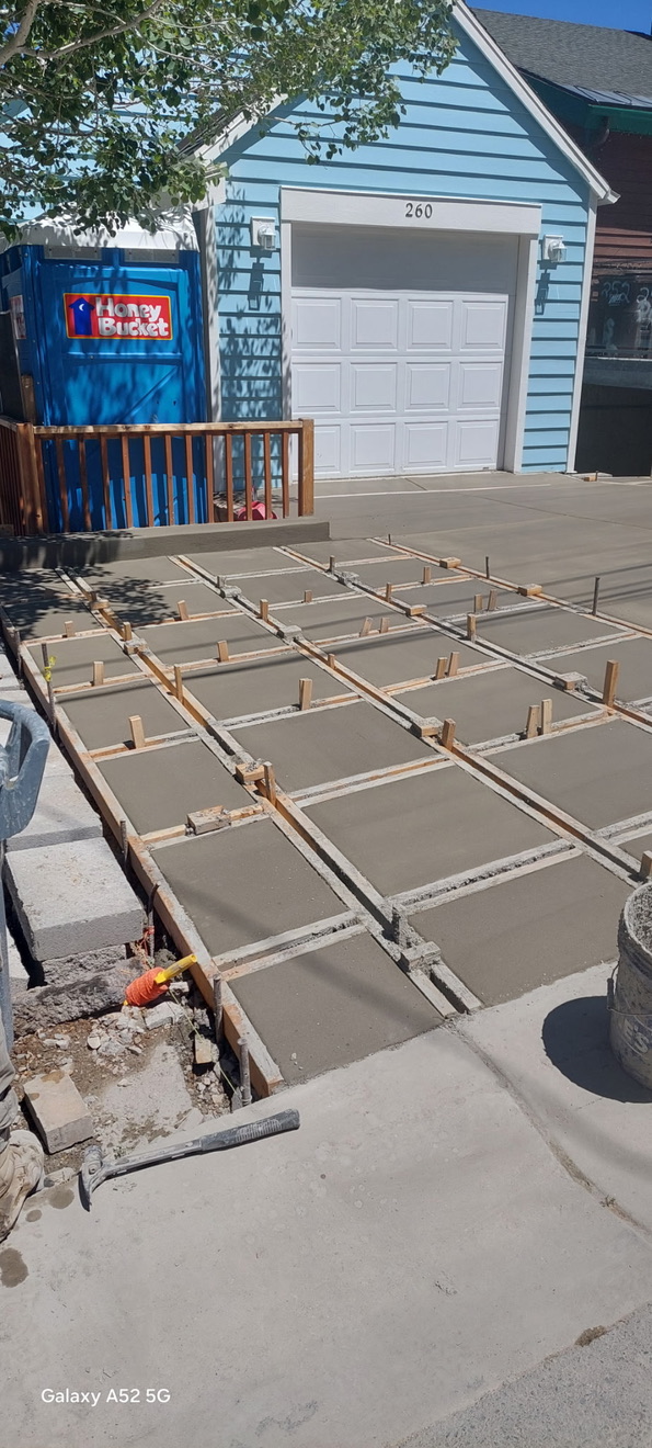 Concrete & Hardscape Contractor in Hyrum, Utah concrete and hardscape project