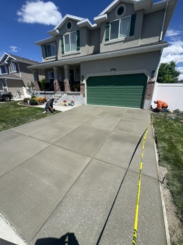 Concrete & Hardscape Contractor in Roy, Utah concrete and hardscape project