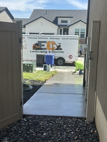 Broom Concrete Clean, Durable, Done Right completed project