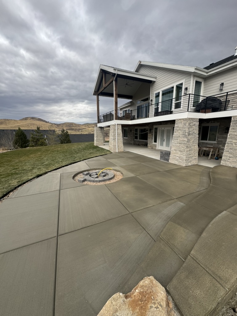 Concrete Patio Morgan Ut