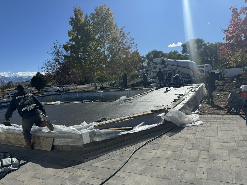 Concrete Pool Deck Hooper Ut