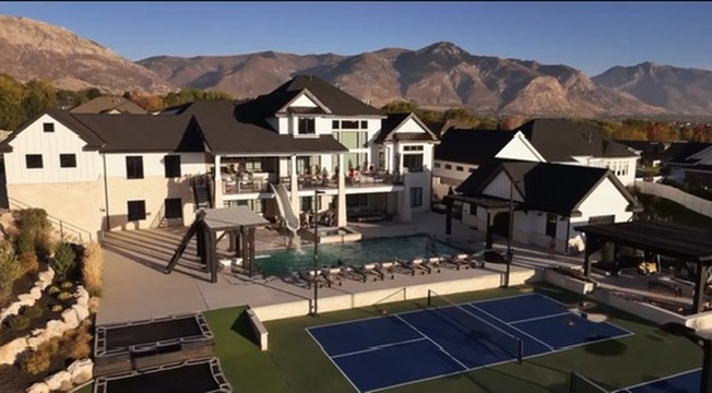 Concrete Pool Deck Luxury Estate
