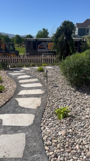 Flagstone Stepping Path