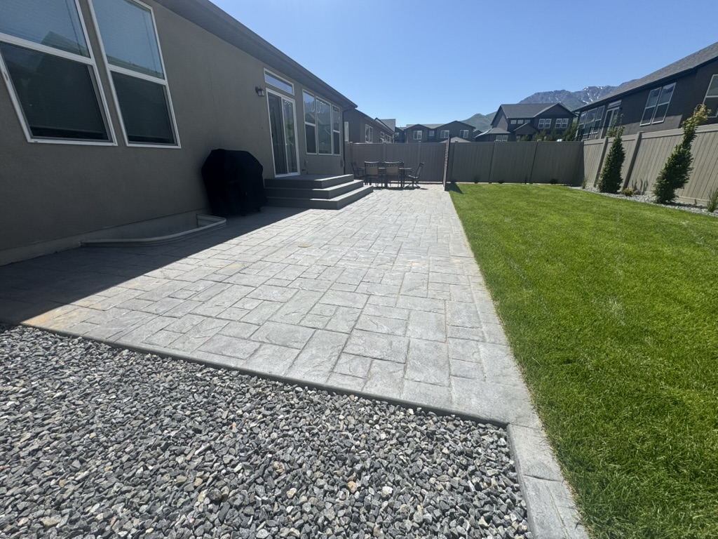 Mountain Green Morgan Ut Concrete Stamp Patio
