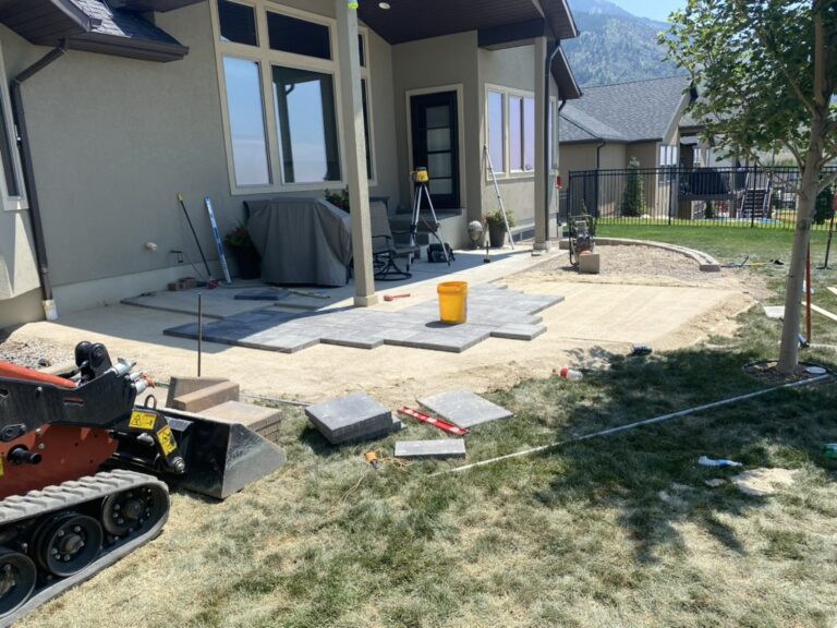 Concrete & Hardscape Contractor in Tremonton, Utah hardscape and concrete project by EC Hardscape & Concrete