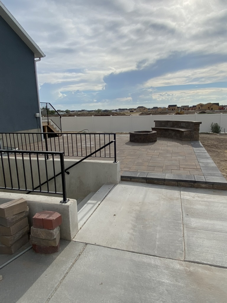 Concrete & Hardscape Contractor in Draper, Utah hardscape and concrete project by EC Hardscape & Concrete