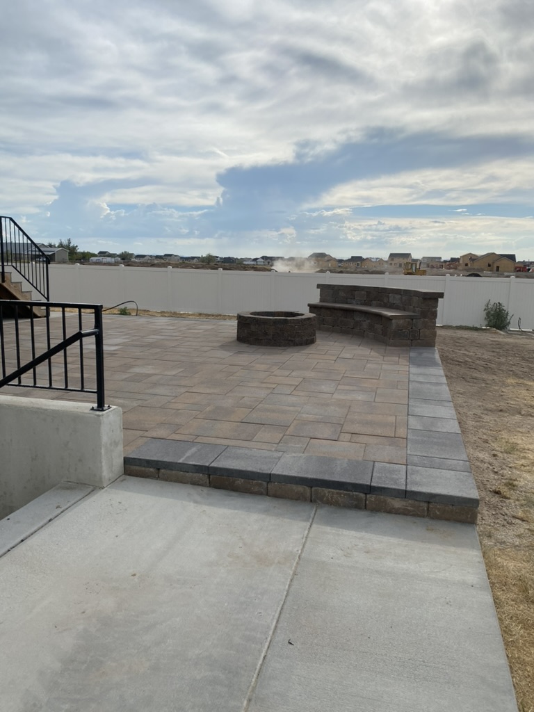 Concrete & Hardscape Contractor in Centerville, Utah hardscape and concrete project by EC Hardscape & Concrete