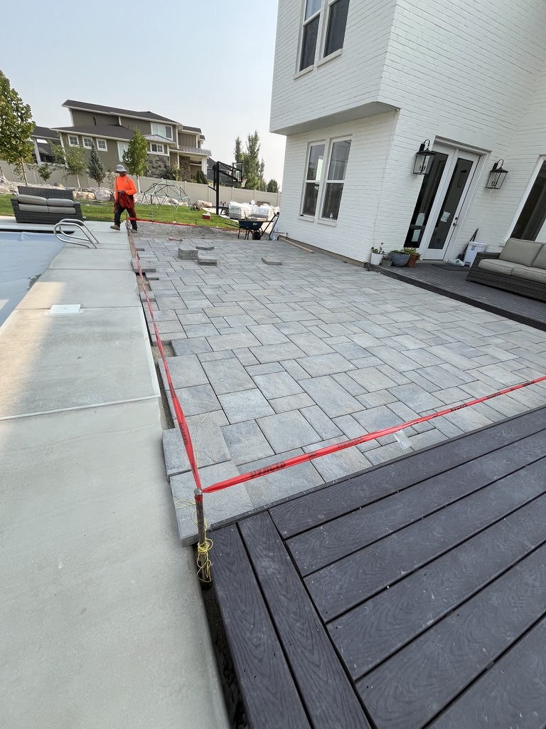 Concrete & Hardscape Contractor in North Logan, Utah hardscape and concrete project by EC Hardscape & Concrete