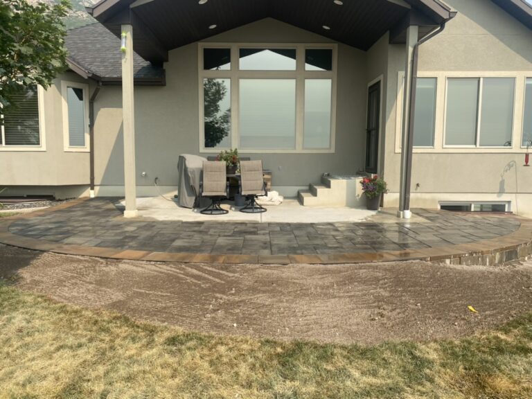 Concrete & Hardscape Contractor in Kamas, Utah hardscape and concrete project by EC Hardscape & Concrete