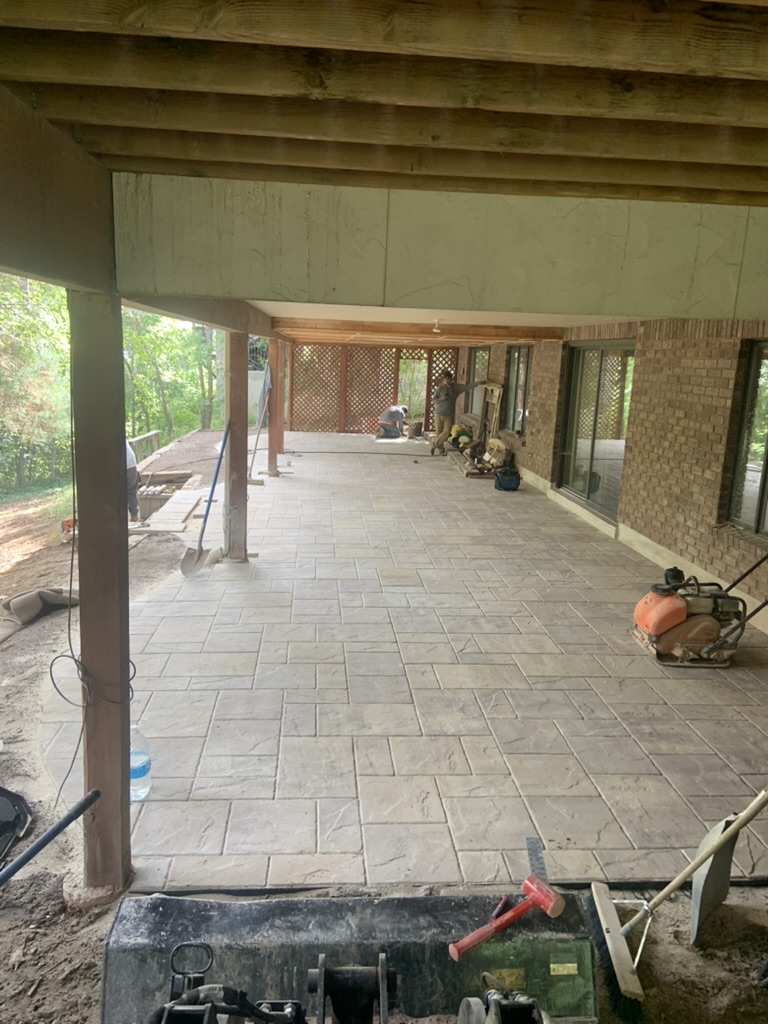 Concrete & Hardscape Contractor in Nibley, Utah hardscape and concrete project by EC Hardscape & Concrete