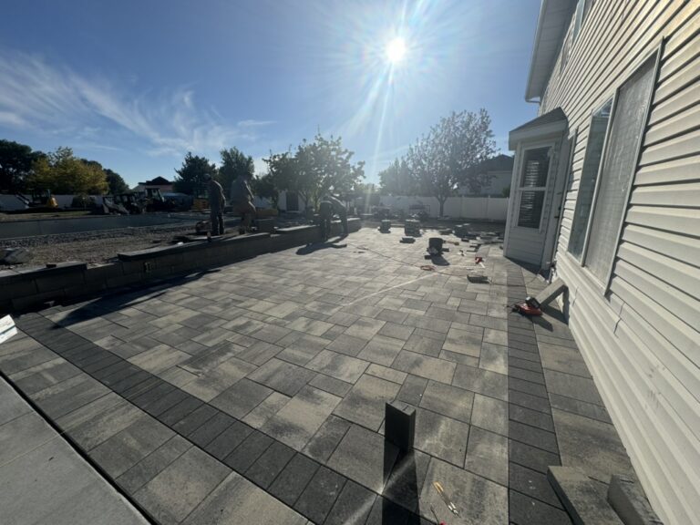 Concrete & Hardscape Contractor in Bountiful, Utah hardscape and concrete project by EC Hardscape & Concrete
