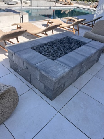 Pool Deck Fire Pit