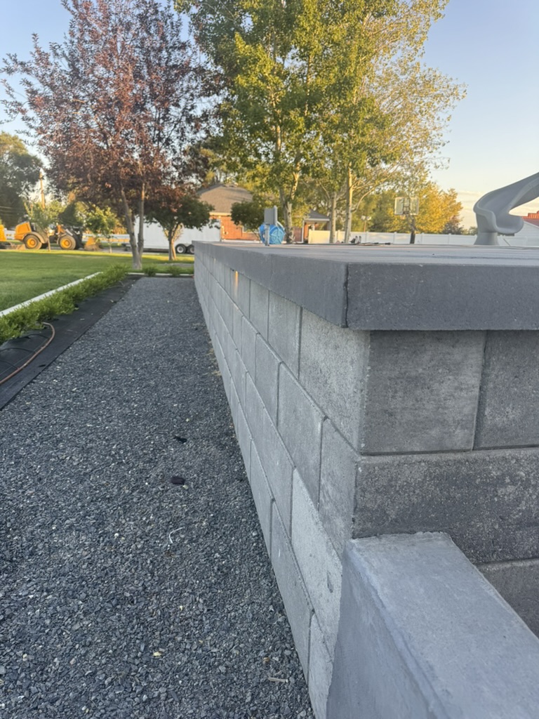 Retaining Walls completed project