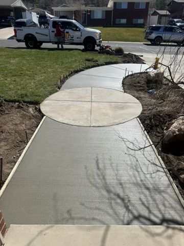 Side Walks And Driveway North Slat Lake