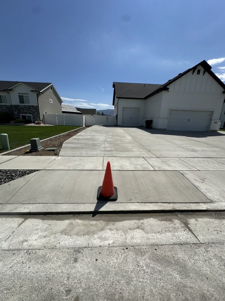 After — RV Concrete Pad — Plain City, Utah