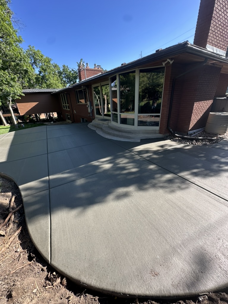 After — Concrete Patio — South Ogden, Utah