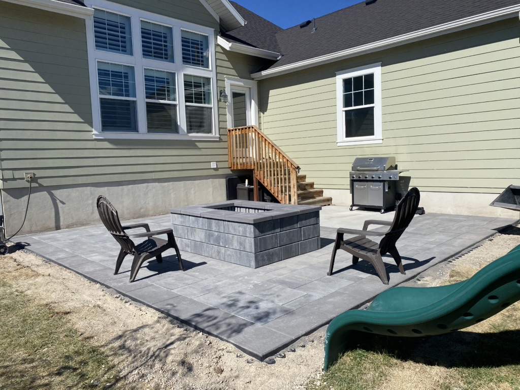 After — Paver Patio — Kaysville, Utah