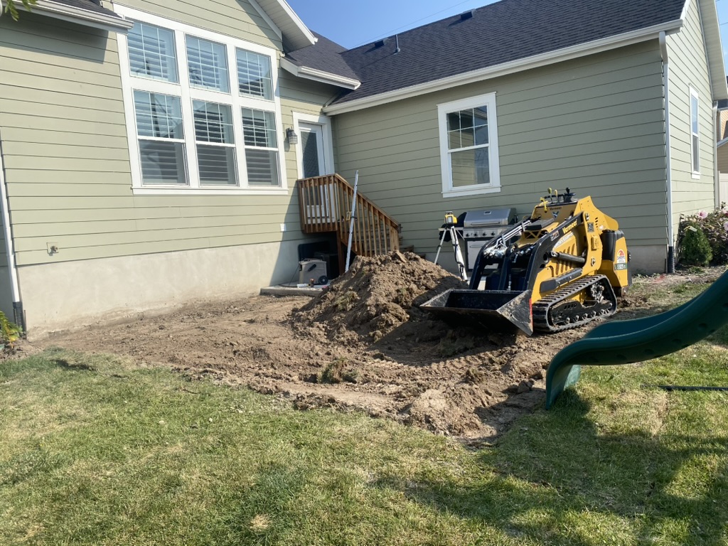 Before — Paver Patio — Kaysville, Utah